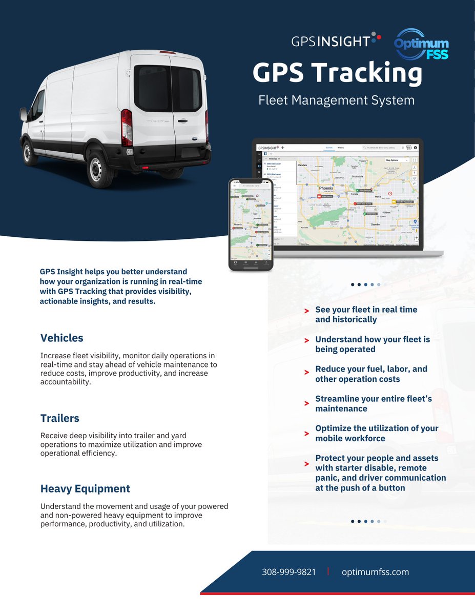 OptimumFSS's tweet photo. Happy Field Service Management Friday! Take a second to read about our GPS solution, and contact us today to learn more!
#fieldservicemanagementfriday #OFSS #GPSinsight https://t.co/XsU4N60ddV