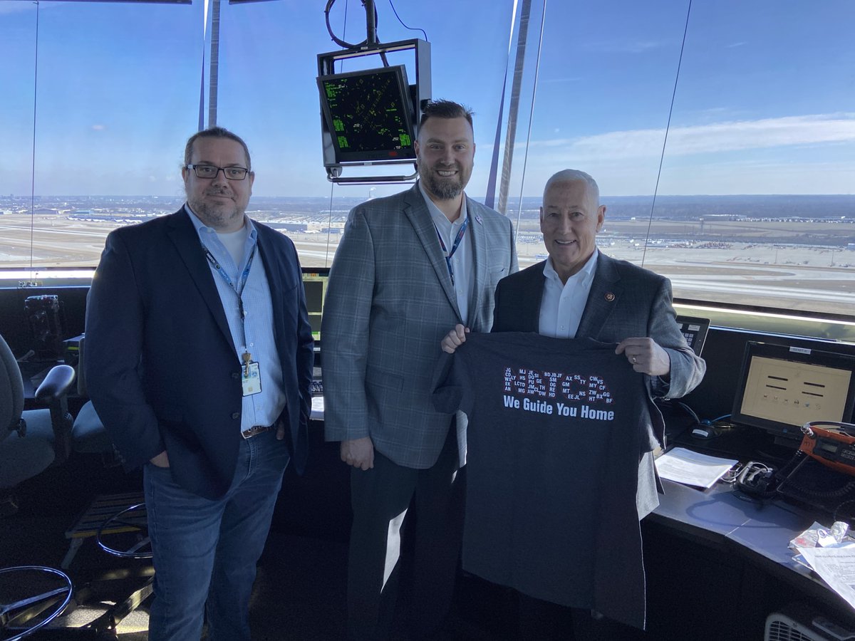 Great to spend time with the incredible air traffic controllers at Indianapolis International Airport before flying to Washington this week. These professionals do an amazing job of keeping our airways safe for thousands of flights each and every day.