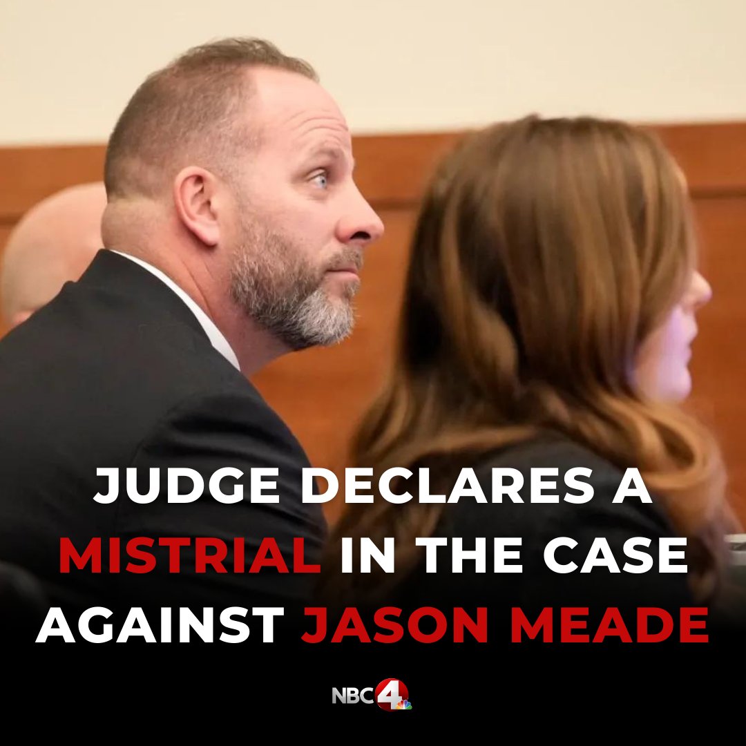 nbc4i's tweet photo. #BREAKING: The judge has declared a second mistrial in the murder case against an ex-deputy who fatally shot a Black man at the door of his grandmother’s house.
➡ https://t.co/de3lf4CCKF https://t.co/6ljYwtlvOX
