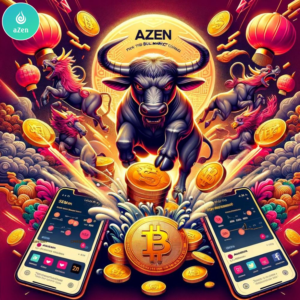 Gear up to conquer the bull market! 🐂 Participate in Azen's pre-mining now and grab your opportunity to win a $2000 cash prize before our token goes public! 💰💰🚀.
Download now! bit.ly/gp-azen
or Join us at! t.me/aZennetwork1_b…
#azen #earningapp
