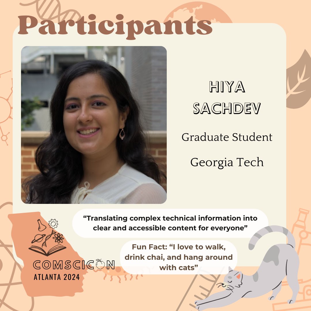 ComSciCon-ATL (@comsciconatl) on Twitter photo Say hi to Om and Hiya🤩
<a href="/baizalla/">Om Prakash</a>
<a href="/hiya_sachdev/">Hiya Sachdev (she/her)</a>
___________
We are welcoming ComSciCon - ATL 2024 participants with the series of posts: "Meet the participants of ComSciCon ATL 2024". #science #phd #comsciconatl2024 #communication #atl Say hi to Om and Hiya🤩
<a href="/baizalla/">Om Prakash</a>
<a href="/hiya_sachdev/">Hiya Sachdev (she/her)</a>
___________
We are welcoming ComSciCon - ATL 2024 participants with the series of posts: "Meet the participants of ComSciCon ATL 2024". #science #phd #comsciconatl2024 #communication #atl