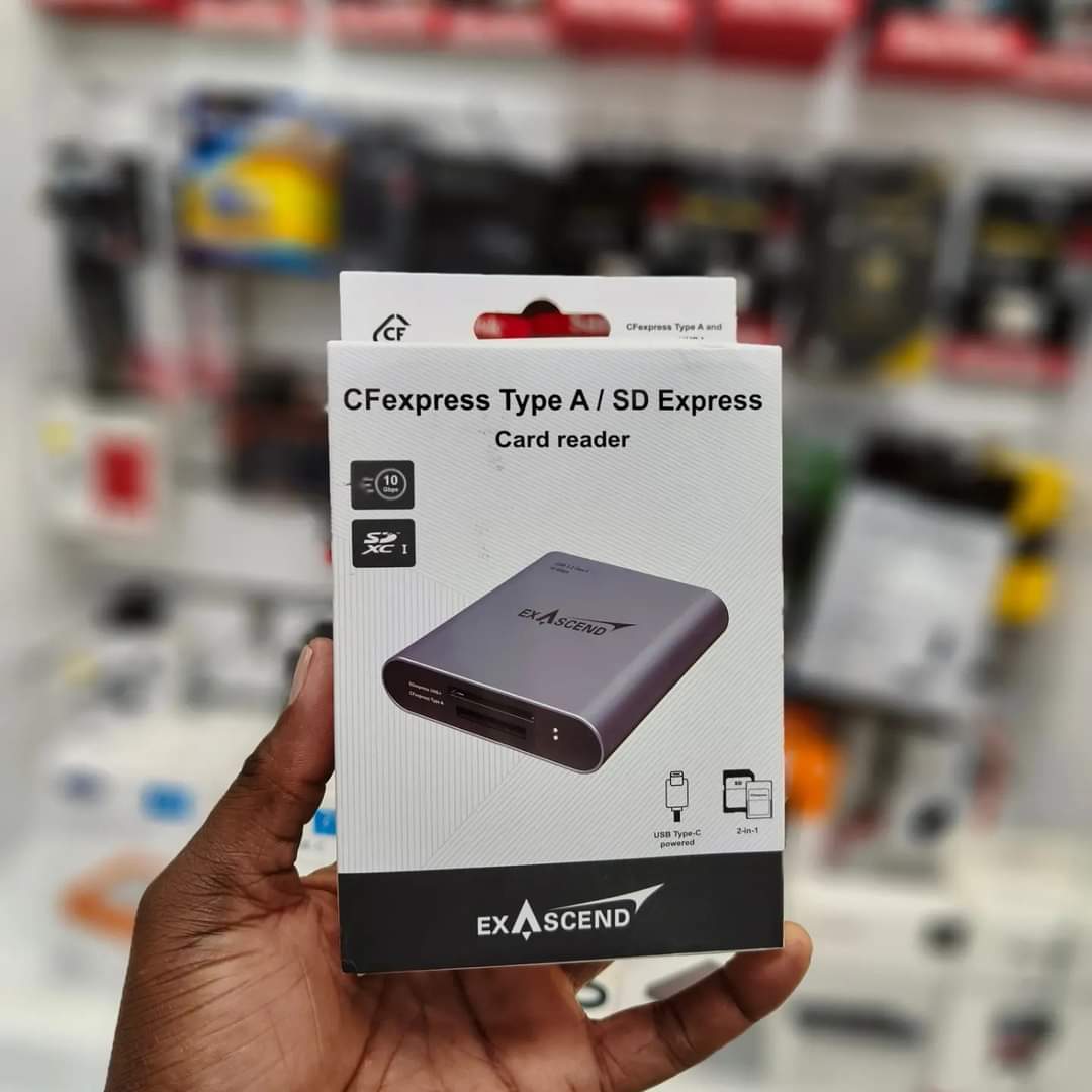 Exascend CFexpress Type A Card Reader

Highlights
CFexpress Type A Card Slot
10 Gb/s USB-C 3.2 Gen 2 Interface

#memorycards #exascendcfexpress #exascendessential #cfexpresstypea

Visit our site below to order Now:
camerastuffkenya.com