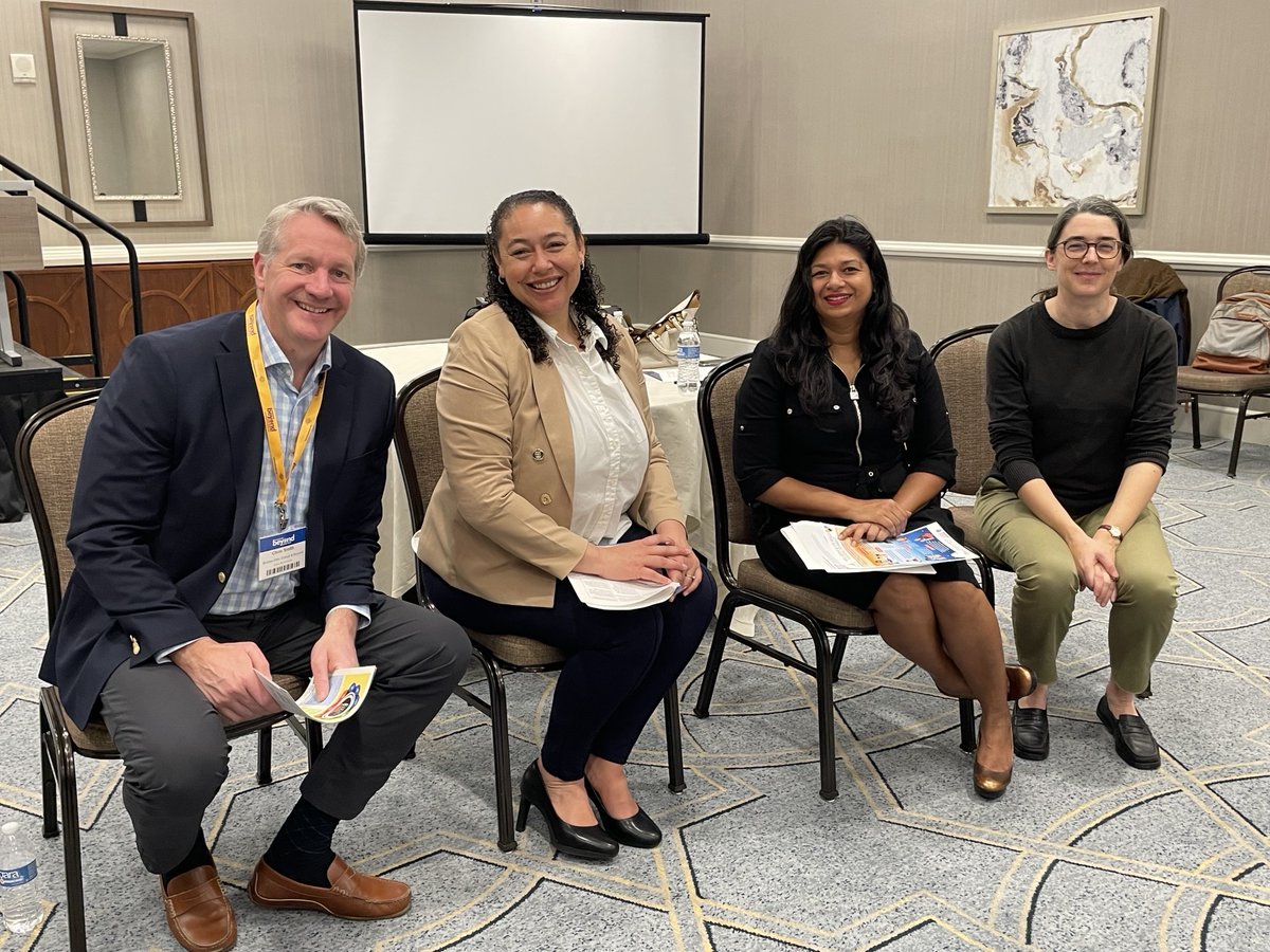 Chris Smith of @BostonBeyond, Lela Bell Wesley of @BigThought, Knellee Bisram of @PrimeTimePBC and Heather Schwartz of @RANDCorporation reflect on ways to foster belonging and life skills in #OST programs at the @BSHConference #BeyondSchoolHours