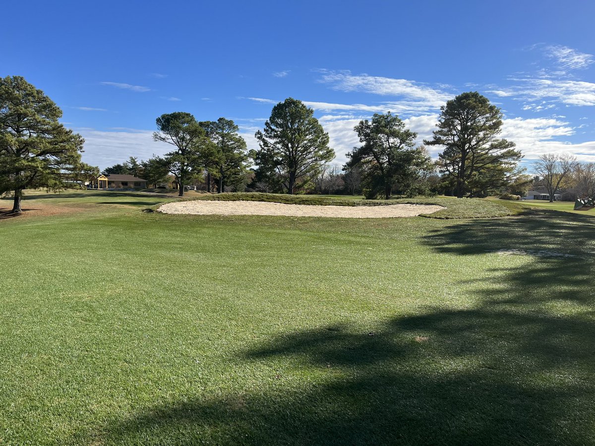 Completed fall bunker renovations #12 and #14