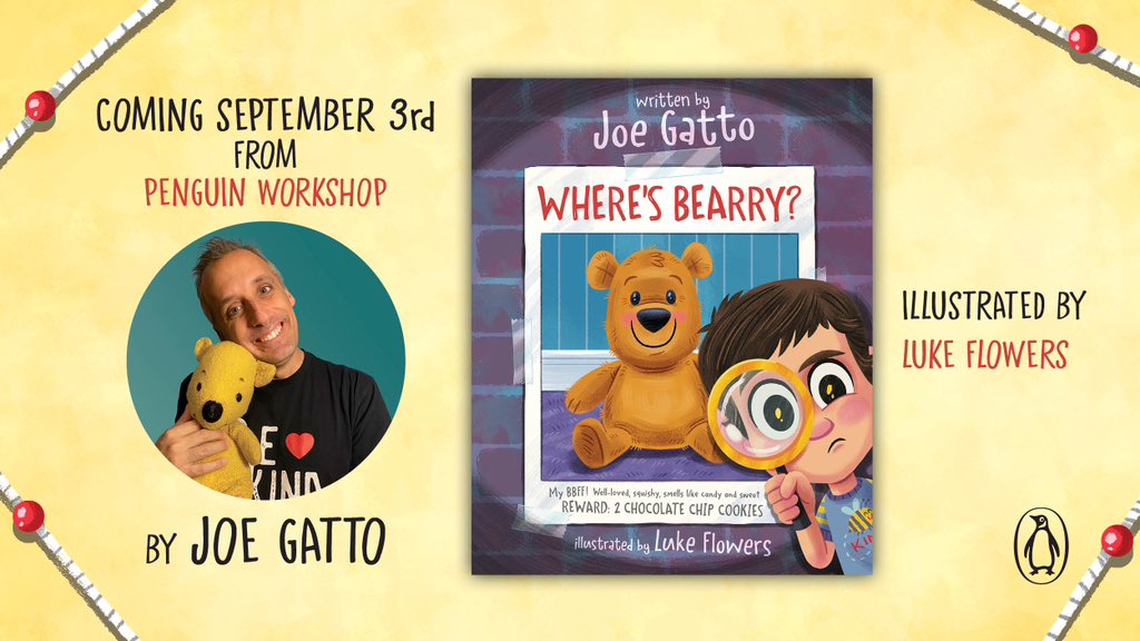 My children’s book “Where’s Bearry?” comes out September 3rd. So excited for you all to see this. Inspired by true events of my son losing his stuffed animal one night. It’s filled with humor and lesson in patience and a load of Easter egg references for my fans.

Available to