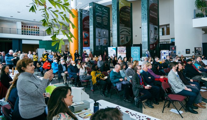 Crowd attending the Heritage Day Celebration at Ottawa City Hall in 2023.