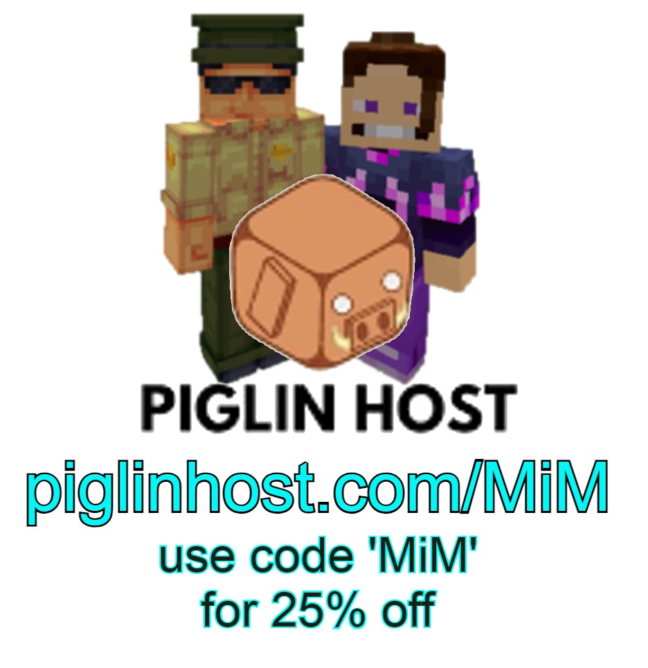 MAJ_Madden's tweet photo. So The folks over at @PiglinHost are hosting our #MiM #Fanserver, the #PobalSMP.
If you need a #Minecraft or a #Palworld server, swing thru https://t.co/yxkhhgiNWh and use Code = MiM to get 25% off!

 #Xbox #Java #Bedrock #spigot #Paper @DivergenceSMP https://t.co/xuHHnxFH5F