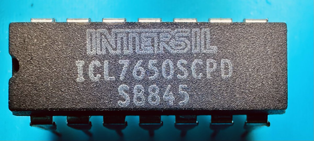 duke_cpu's tweet photo. Chopper- (1985) vs. Super-Chopper- (1988) stabilized amplifier ICs of Intersil. https://t.co/HwY4vSLnD0