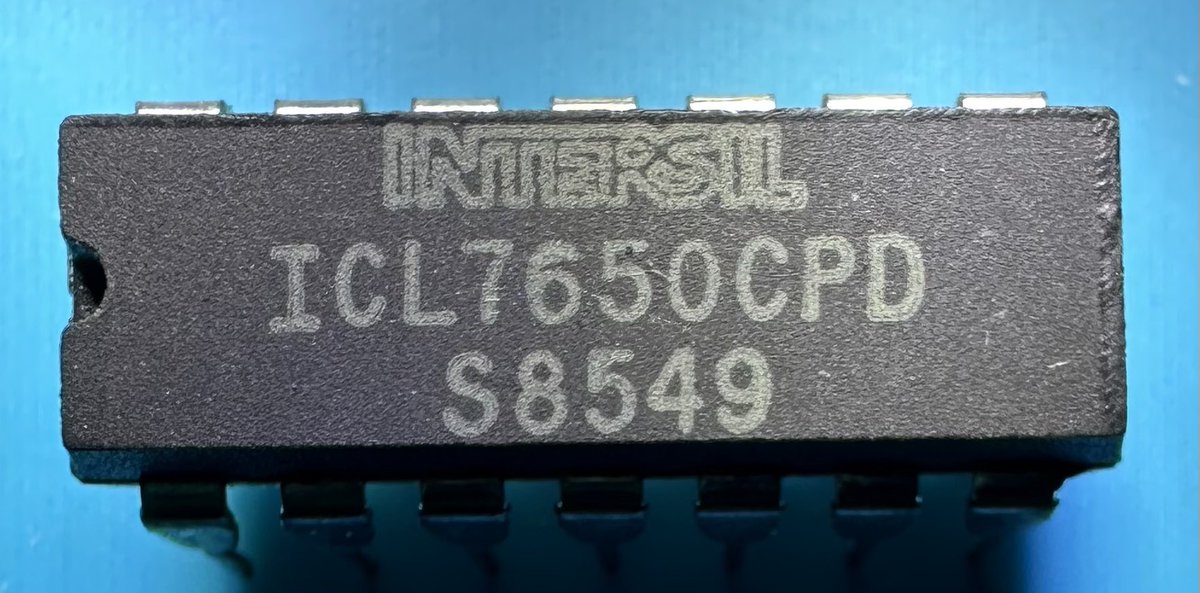 duke_cpu's tweet photo. Chopper- (1985) vs. Super-Chopper- (1988) stabilized amplifier ICs of Intersil. https://t.co/HwY4vSLnD0