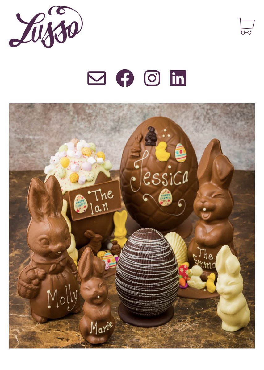 IKerrigan's tweet photo. Our online Easter Shop is now live!!😀🐣

To celebrate the launch of our Easter range we are offering a 10% discount across all of our products online. To avail of this enter the code easter10 at checkout, valid until Sunday(18th February) midnight…

Happy shopping!!😄😄

#lusso https://t.co/pNpeJmO4qy
