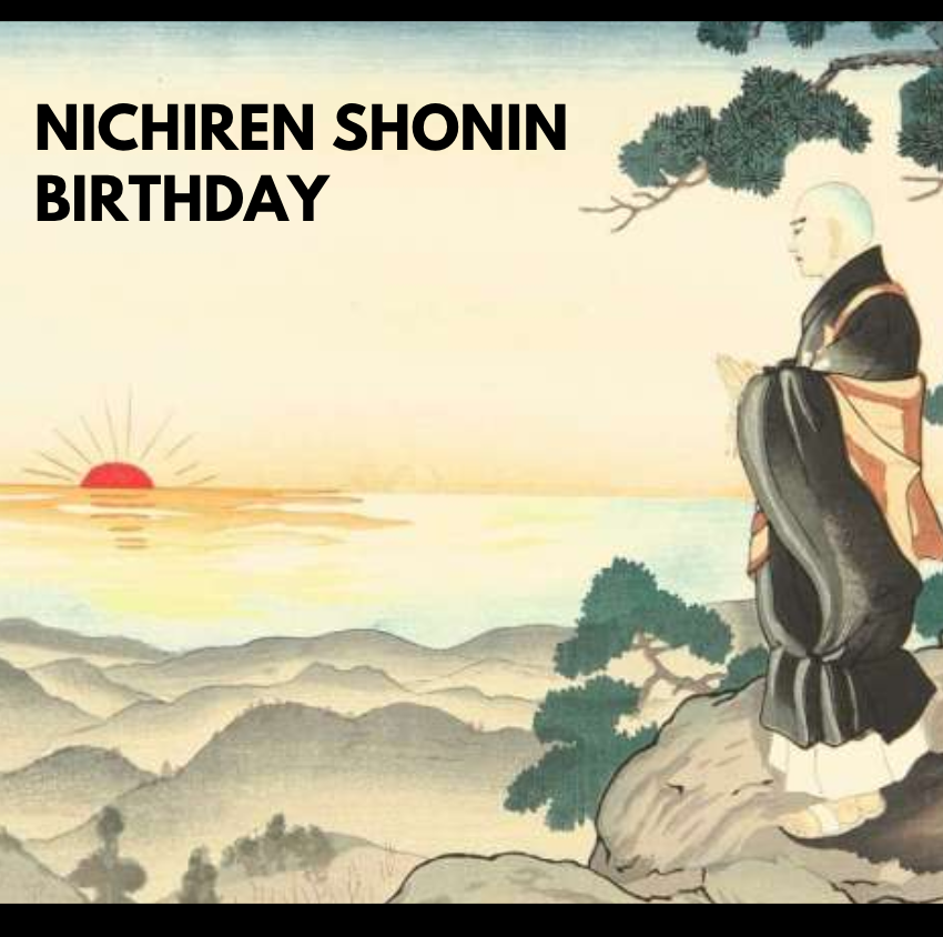 connexprogram's tweet photo. Today, we honor the Anniversary of the birth of Nichiren Shonin, a revered Buddhist monk who lived during the Kamakura period in Japan (1222-1282). Post submitted by Bill Hogarth SS Student in the Connex program. https://t.co/3Idmsm70R0