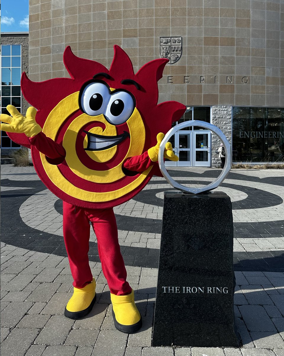 Meet the newest member of our Fireball Family, Flare the Fireball! 🔥 Our new mascot will add some flair to our alumni, community outreach and recruitment events, large-scale campus events like May@Mac and Welcome Week, and be our next social media star. Stay tuned for more!
