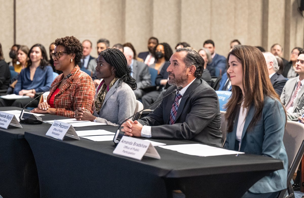 Scenes from @FERC February meeting @howardlawschooly for important votes and 2023 report from @FERC_OPP. #BlackHistoryMonth2024 #energytwitter