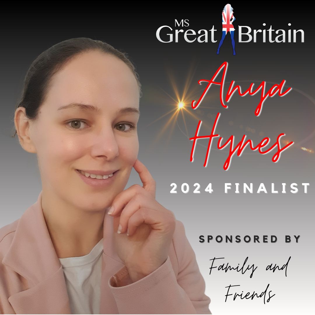 👑 Exciting News! Meet our first finalist for Ms Great Britain 2024, the fabulous Anya Hynes! 🌟 

Anya will be supported by her wonderful family and friends as she embarks on her journey to the National Final this October. 

For more details or to apply for Miss Great Britain
