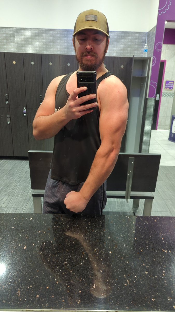 Triceps getting a little big #workout #gym #motivational
