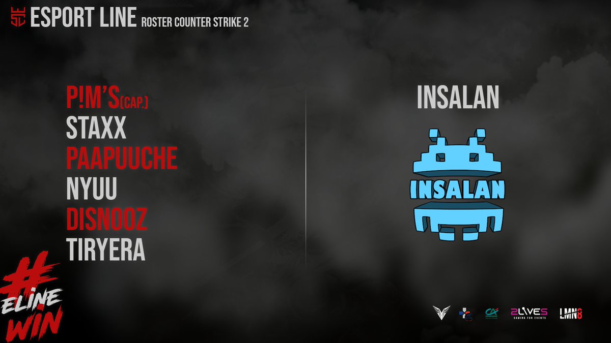 eSport_Line_'s tweet photo. Et pourquoi les joueurs Trackmania seraient les seuls à s'amuser ce week-end ?

On ressort les papys du placard et on part avec une line up de légende pour le tournoi CS2 de @insalan !

6 joueurs, P!ms, Staxx, Paapuuche, Nyuu, Disnooz et TirYera qui vont tout donner !

GL HF boys https://t.co/Fx0ExBRDrh