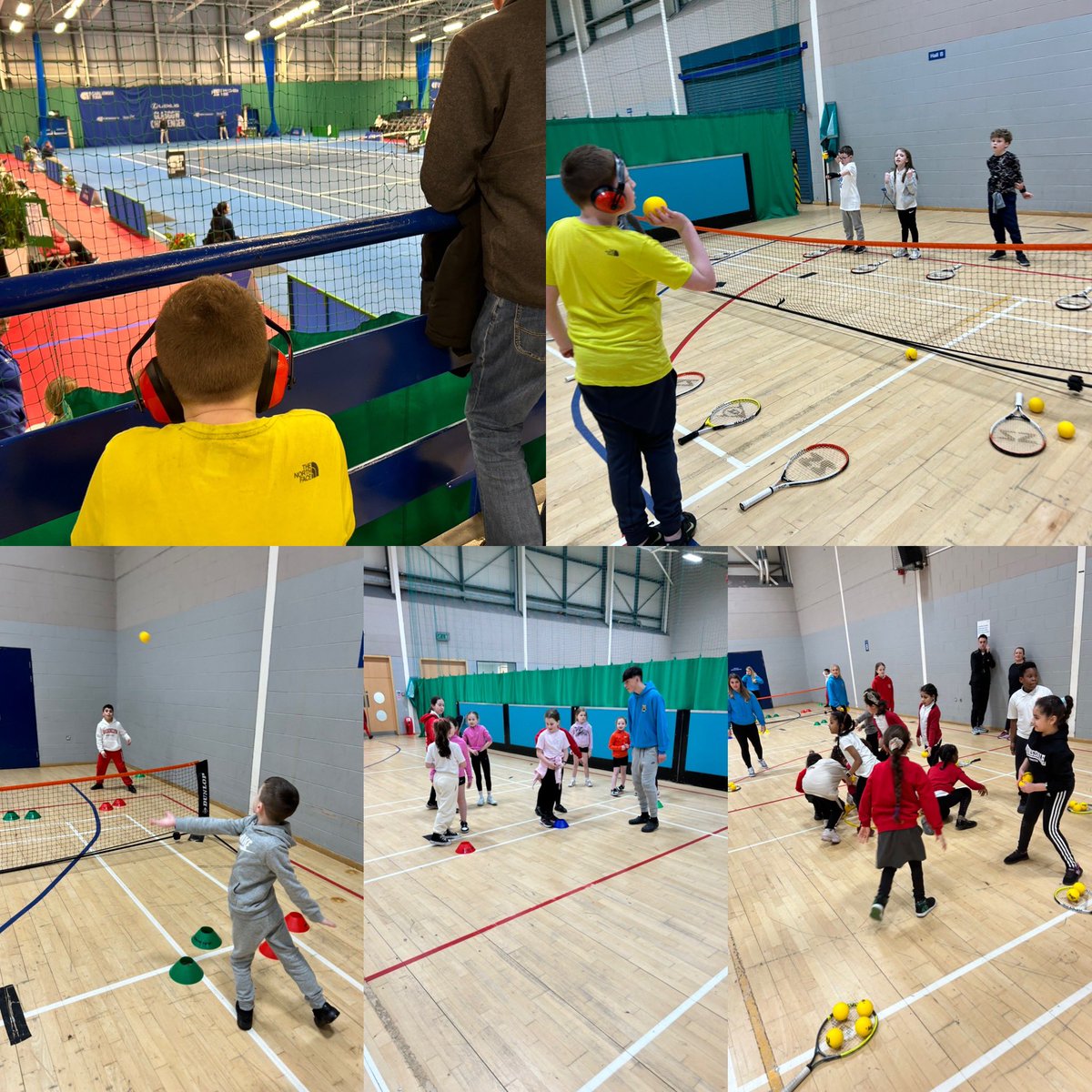 Both primary 4 classes had a fantastic day at Scotstoun Leisure centre practising their tennis skills🎾<a href="/CorpusChristi_/">yannis s</a>