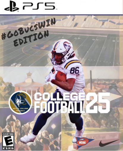 BeloitBucsFB's tweet photo. Coming off the announcement of the College Football Game releasing this summer, here is a 🔥 edit from @TGeggie6 #GoBucsWIN https://t.co/U5SDdaDB2s