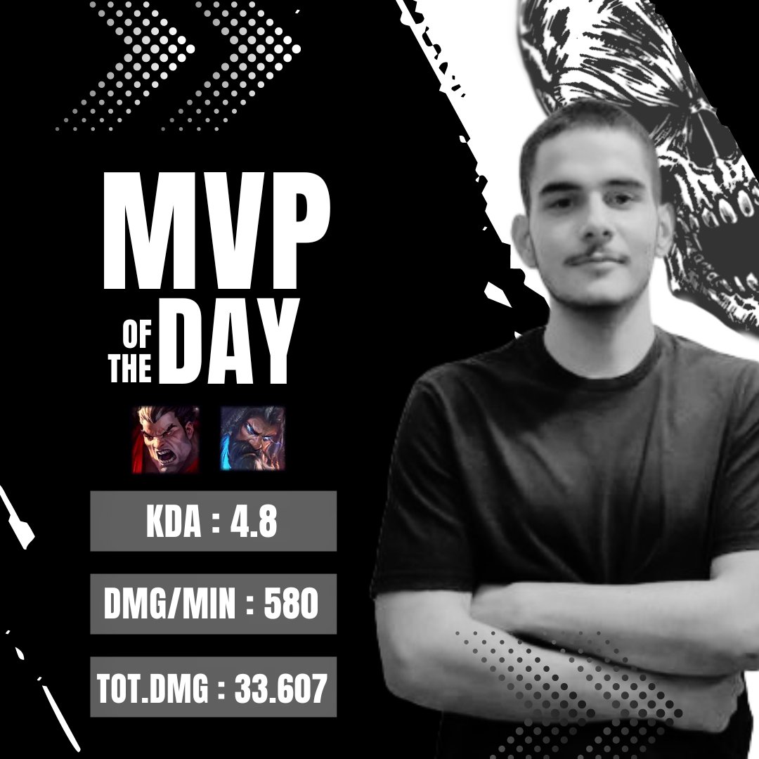 GG lil kid ! You deserve it today ! Keep making us proud ! <a href="/Dafnis_lol/">DafnisK</a> 🥦

ONE TEAM | ONE DREAM | ONE LEGACY     

#MVP #INSane #INShype
