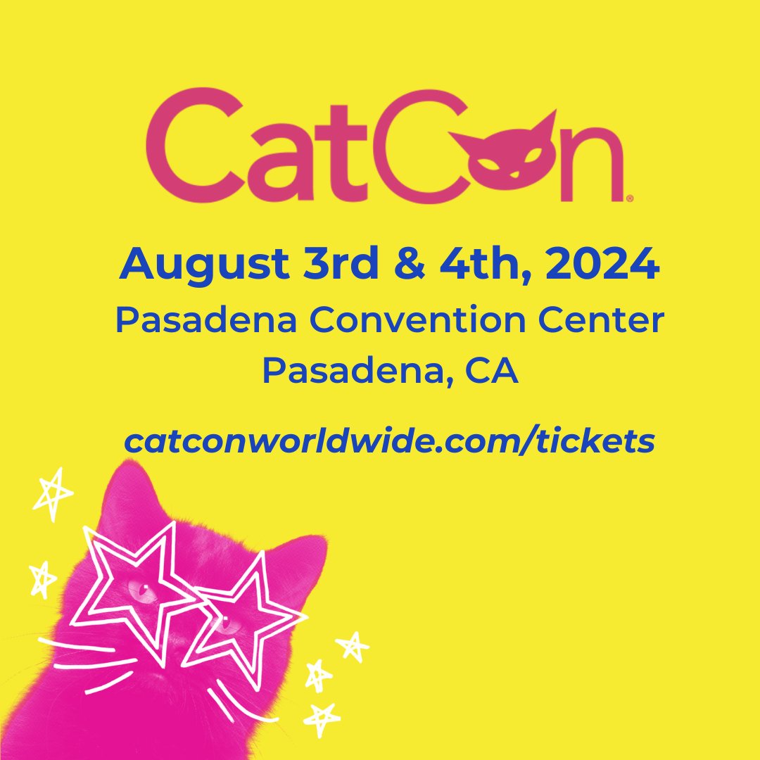 CatCon 2024 Tickets are now on sale! eventbrite.com/e/catcon-2024-… @Eventbrite