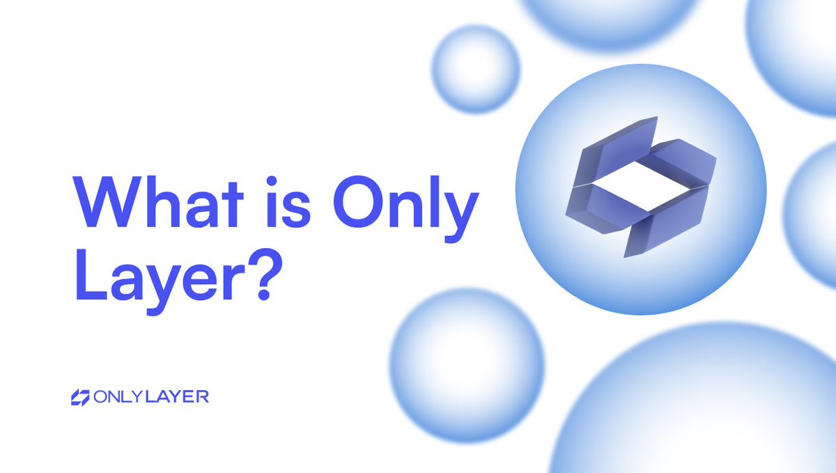 Hello #Crypto community!

After working hard for  last 18 months on building an innovative state of art #Blockchain Infrastructure, we are happy to introduce you all #onlylayer.

Below is an Introductory #Thread Explaining How at onlylayer we are bringing a next generation highly