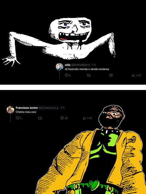 TonioNeCaramba's tweet photo. eu tive que desenhar isso XD

#fanart #meme #JoJosBizarreAdventure #jojo_anime #drawing #mangaart #shitpost https://t.co/bhlj6B5iJY