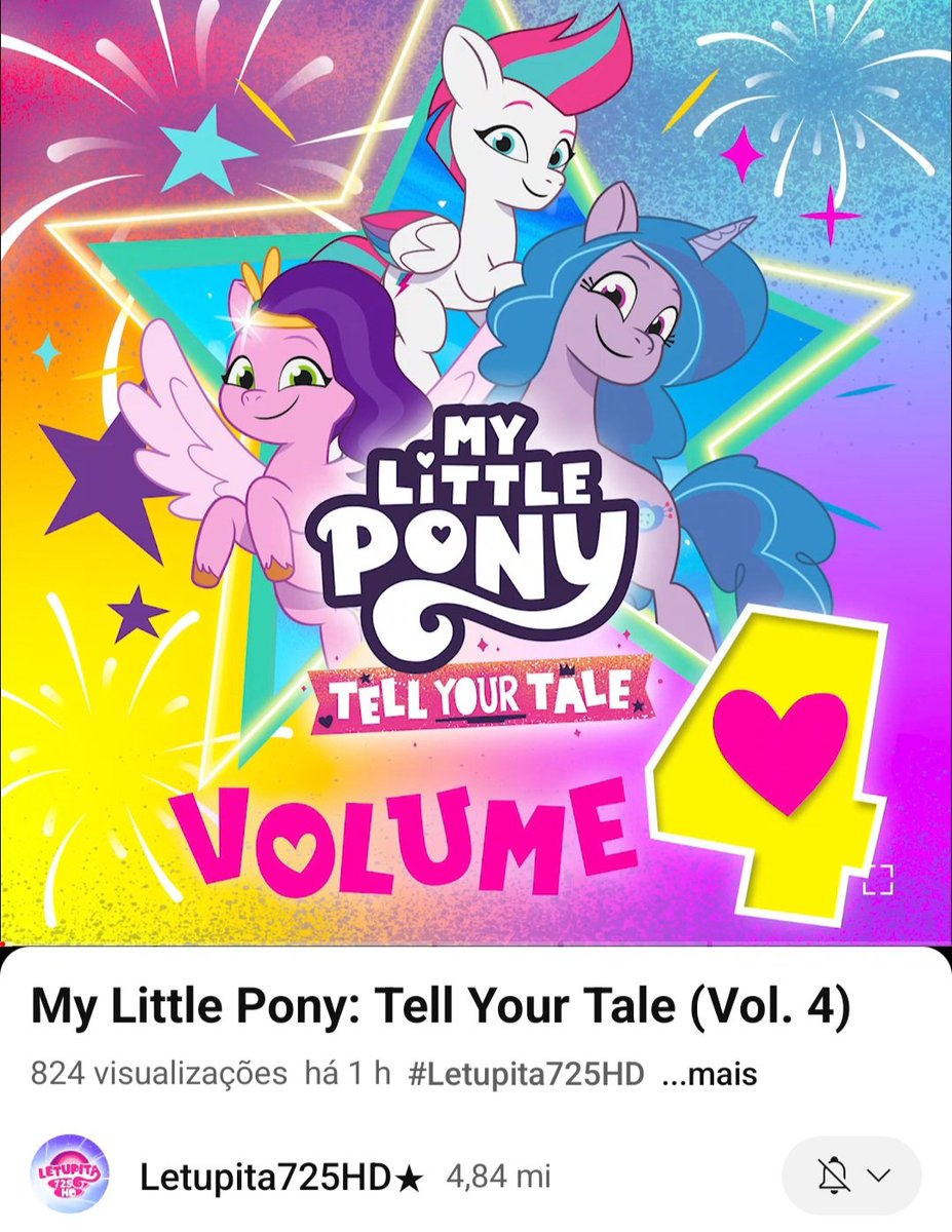 MLPG524092021's tweet photo. Today the new Tell Your Tale songs WERE RELEASED!!!

THEY ARE VERY AMAZING AND MAGICAL 🤩🤩🤩!!!

Listen them on YouTube link bellow 👇:

https://t.co/EcVpyJSNKb

#mylittlepony #mlpg5 #mlptyt #mlptellyourtale #izzymoonbow #pipppetals #zippstorm #song #music #mlpofficial https://t.co/8F5niC5ibD
