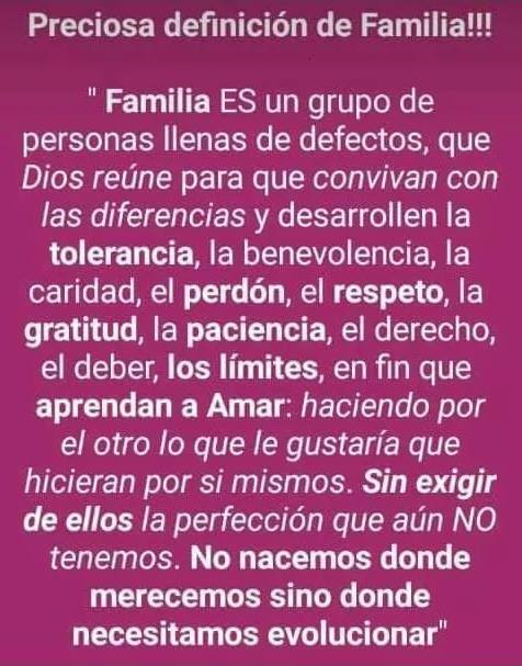 twjcs007's tweet image. #family  #Familia #defectos #tolerancia