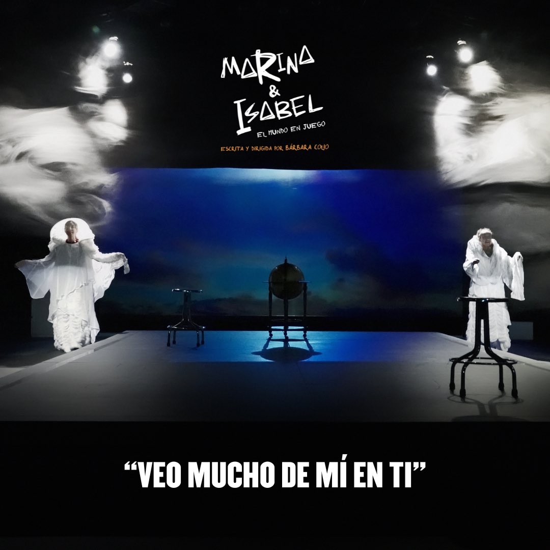 Sabías qué… Marina &amp; Isabel es una obra surgida en un momento de reflexión sobre el papel y los alcances del teatro durante una emergencia mundial

📍 Teatro El Galeón  
🗓️ VIE 20:00 h | SÁB 19:00 h | DOM 18:00 h
🎟️ En taquilla y <a href="/ticketmaster_mx/">Benjamin Hernandez</a>
👉🏼 bit.ly/3HeZ6e8