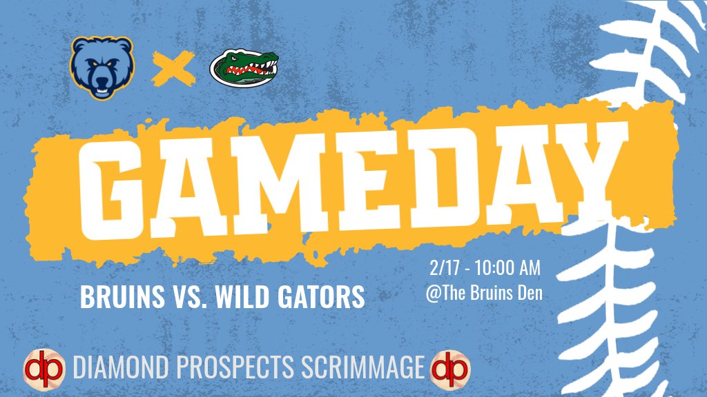 Bruins Varsity will take on the Lake View Wild Gators tomorrow morning in Game one of @diamondprospect scrimmages hosted at the Bruins Den.