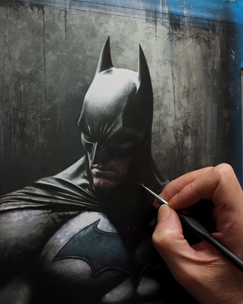 We all wear masks. Batman piece I'm workin on
#art #comics #Batman