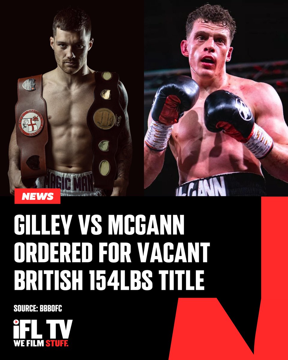 The BBBOfC has ordered Commonwealth light-middleweight champ Sam Gilley to face the undefeated Jack McGann for the vacant British title 👑

Brilliant fight 🔥

#BoxingNews | #BoxingFans