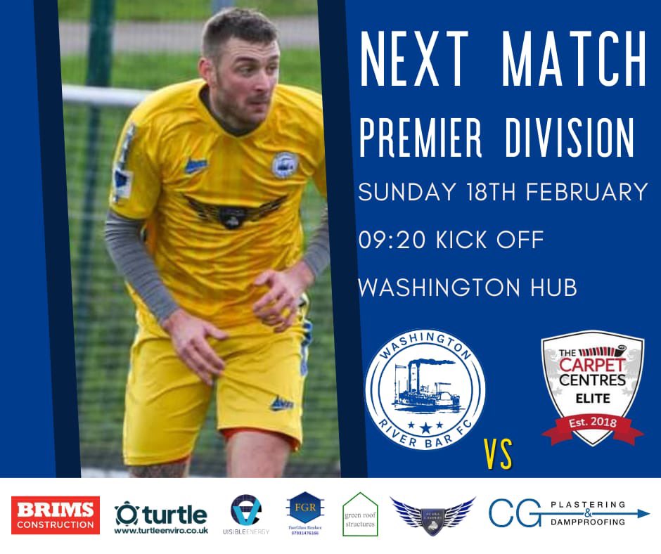 FatfieldClubFC's tweet photo. After a couple of weeks off we’re back at it again this Sunday!
🏆 @SunderlandSL Premier Division
🆚 @CCEliteFC
🏟️ (H) Washington Football Hub
🕕 09.20am KO
💙 #UpTheRiver #UTR
Get down to support the lads 💪 https://t.co/oYg5X2wbvJ