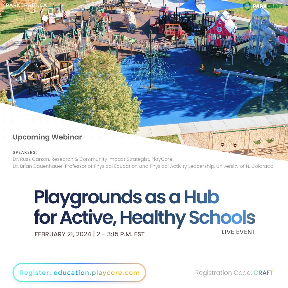 Join us for a Transformative Webinar on Creating Active, Healthy Schools!  We are thrilled to announce our upcoming live event:
Playgrounds as a Hub for Active, Healthy Schools 
February 21, 2024 | 2:00 - 3:15 p.m. EST

#albertateachers #alberta #canadianteachers #yegplaygrounds