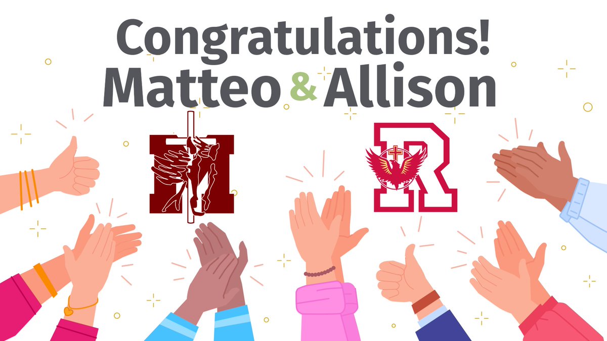 WaterlooCDSB's tweet photo. We are pleased to formally announce the election of Matteo Leone of @MonDoyleCSS  and Allison Hannah Berwick of @ResCSS as Student Trustees for the Waterloo Catholic District School Board.   

https://t.co/mfNOdEmWDB

#WCDSBStrengthen https://t.co/8tweLWJh3c