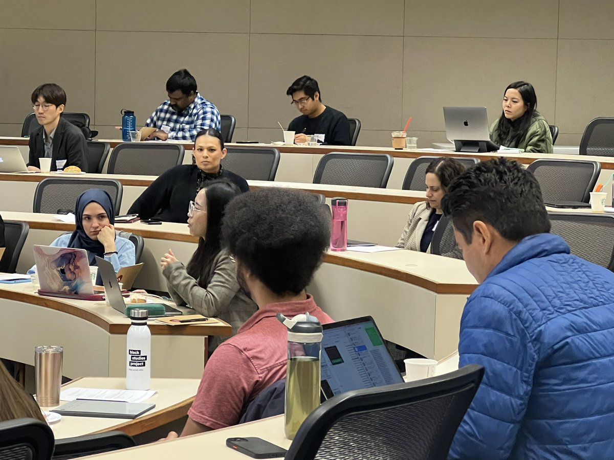 EdHeadington's tweet photo. Our presenters getting some great feedback at 2024 #CGU/#UCR #PRIEC held in #Claremont. UCLA’s Dr. Jieun S. Park in the picture for Panel II: Context, Racism and Behavior. #PoliticalScience #UCLA
.@CGUnews .@WeArePRIEC .@UCRiverside https://t.co/YyMSBr6lWP