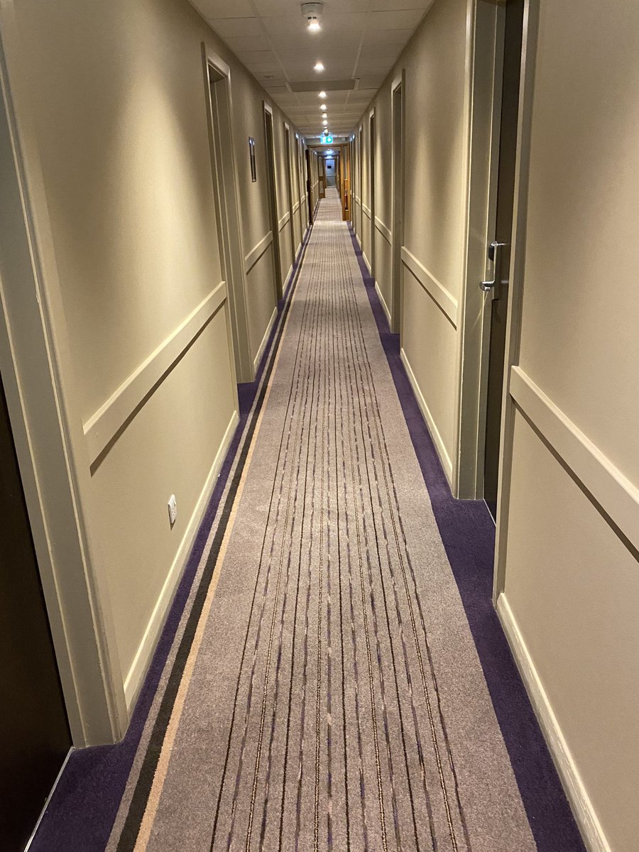 This evening’s @premierinn view #RedRum