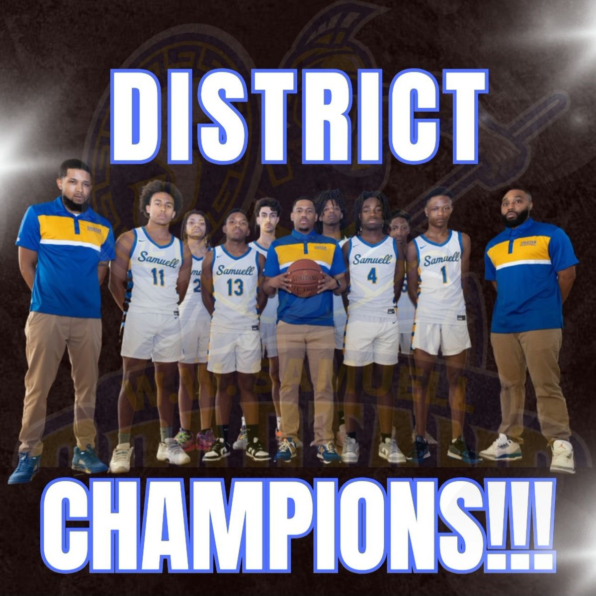 DISTRICT CHAMPS🏆 Proud of the boys hard work. From being last in district last year to first this year 💯 Hard work pays off ‼️#WeAreTheGrove #RoadToSanAntonio