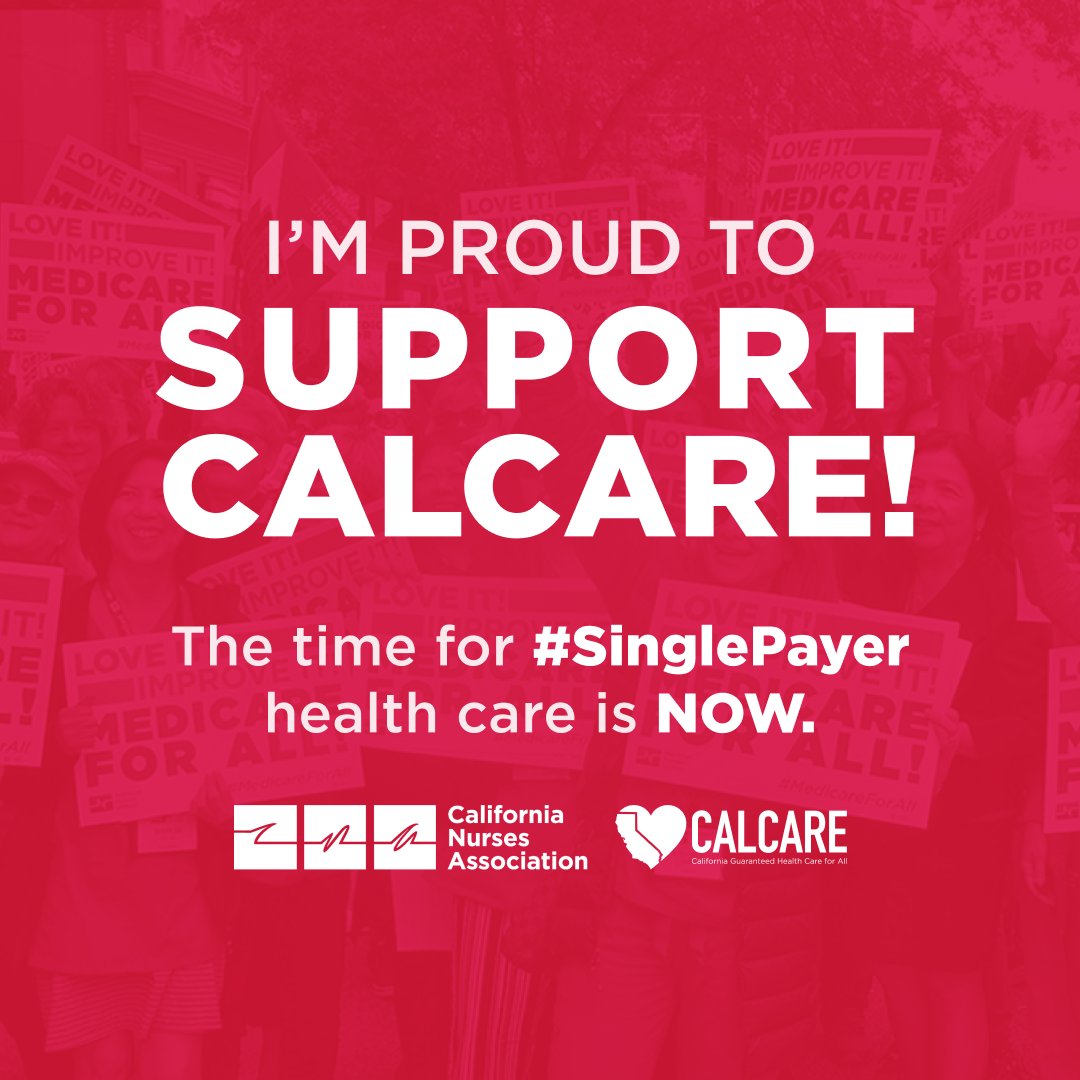 CalNurses's tweet photo. Take action right now and join thousands of activists, volunteers, and supporters working towards a single-payer health care system that puts patients before profits.

Click the link to sign up.
https://t.co/S8LzOgON6Z https://t.co/6NSDEmGHDD
