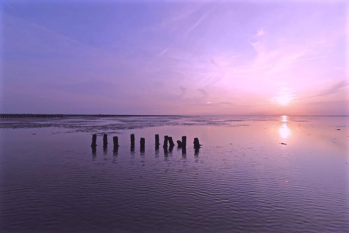 Mooigrunnen's tweet photo. De magie van de zonsondergangen aan de Groningse waddenkust. Wat ik het liefst fotografeer is het laatste moment van het licht, wanneer de zon in de zee verdwijnt en de kleuren binnen enkele seconden in de lucht verdwijnen. 

#mooigrunnen #mooigrunneninbeeld https://t.co/DlRCjNzb0J