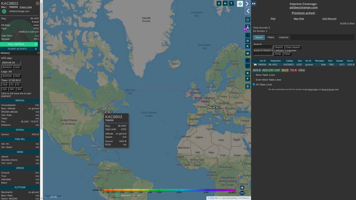 steffanwatkins's tweet image. 🇨🇦 #RCAF CC-330 Husky 330003 is still using their Kuwaiti Mode-S number, so they're not quite part of the family yet, but they have indeed arrived in Ottawa #CYOW.

globe.adsbexchange.com/?icao=706050&amp;amp;l…