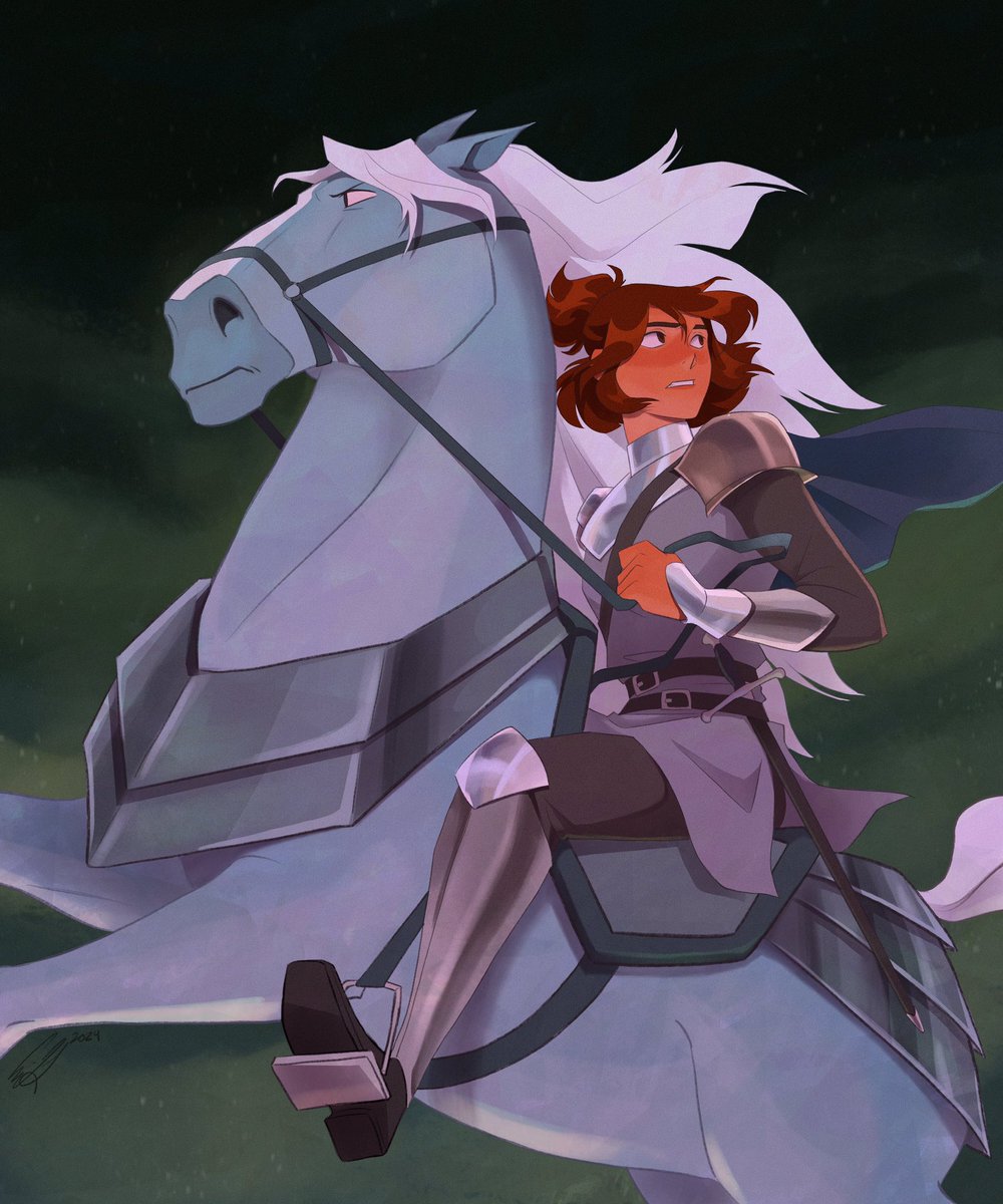 I love how Horse’s rider’s name is actually just “Rider” #centaurworld #centaurworldfanart #centaurworldnetflix