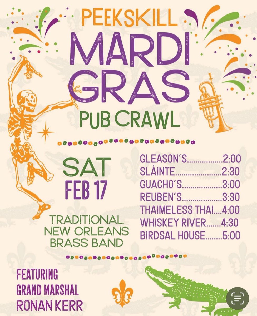 TheRealLinCon's tweet image. LinCon Mardi Gras Pub Crawl is tomorrow!  Dress like Lincoln and wear some beads!  We will follow the Mardi Gras crawl and build a more perfect Union!  Peekskill!
