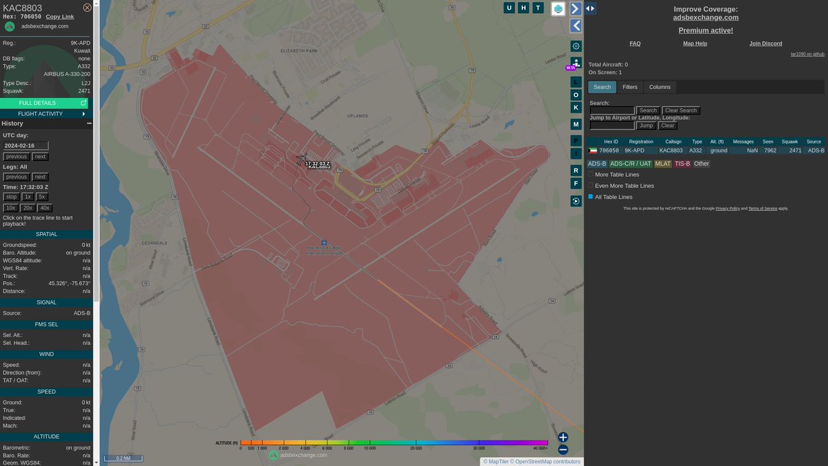 steffanwatkins's tweet image. 🇨🇦 #RCAF CC-330 Husky 330003 is still using their Kuwaiti Mode-S number, so they're not quite part of the family yet, but they have indeed arrived in Ottawa #CYOW.

globe.adsbexchange.com/?icao=706050&amp;amp;l…