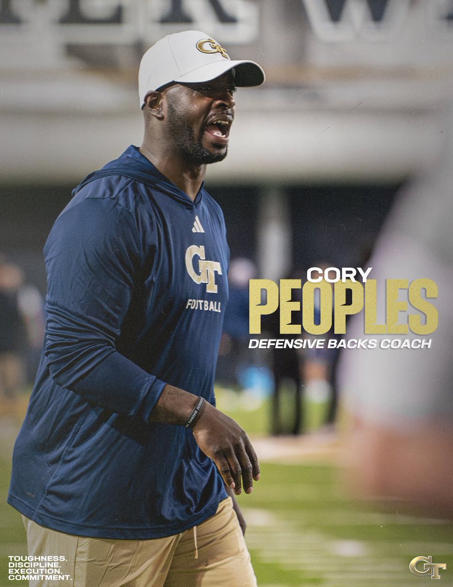 GeorgiaTechFB's tweet image. Welcome to the Flats, @corypeoples!

🔗 buzz.gt/FBstaff-240216