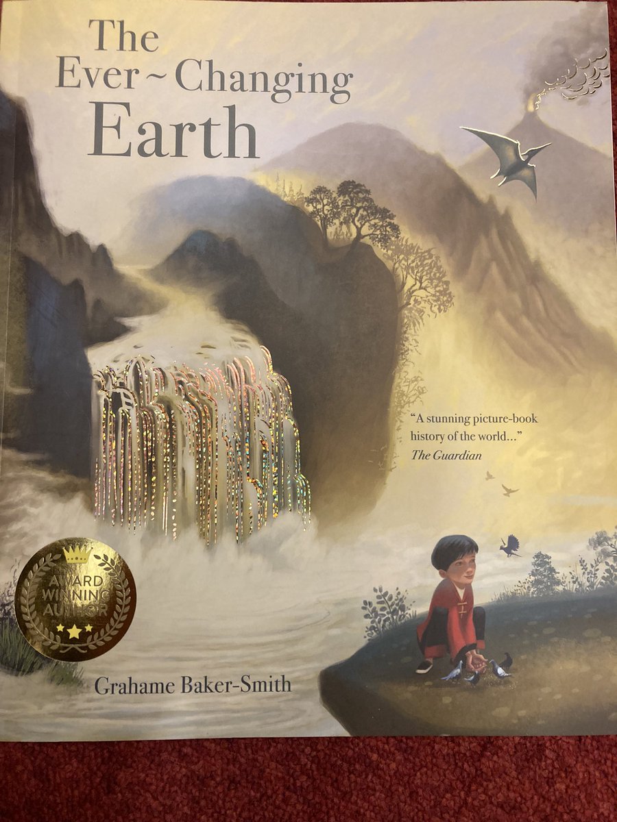 MrsSTeaches's tweet photo. Year 6 teachers, you need this book! It’s so beautiful and a great level of vocab for UKS2. Lovely explanation of the history of the Earth. I love how Baker-Smith builds in comparison to all his books too, just like your recent thread @MorgsEd. https://t.co/jVHXBKRpAm