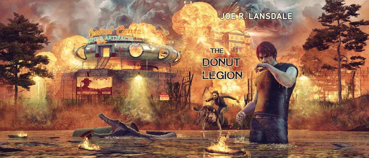 Announcing SST’s Special Signed & Numbered Limited Hardcover edition of THE DONUT LEGION by Joe R. Lansdale Preorder your copy today: sstpublications.co.uk/The-Donut-Legi… @joelansdale Artwork by #DirkBerger