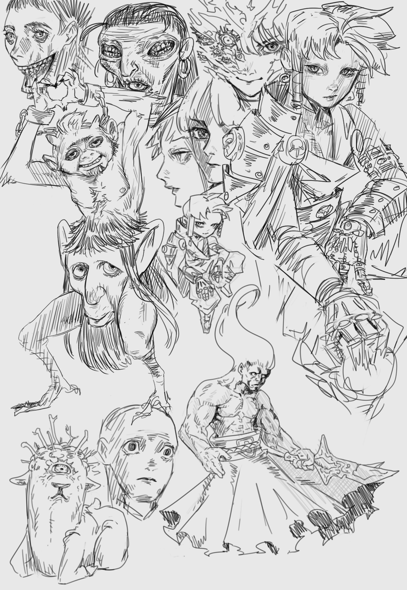 some random sketches 
#rkgk