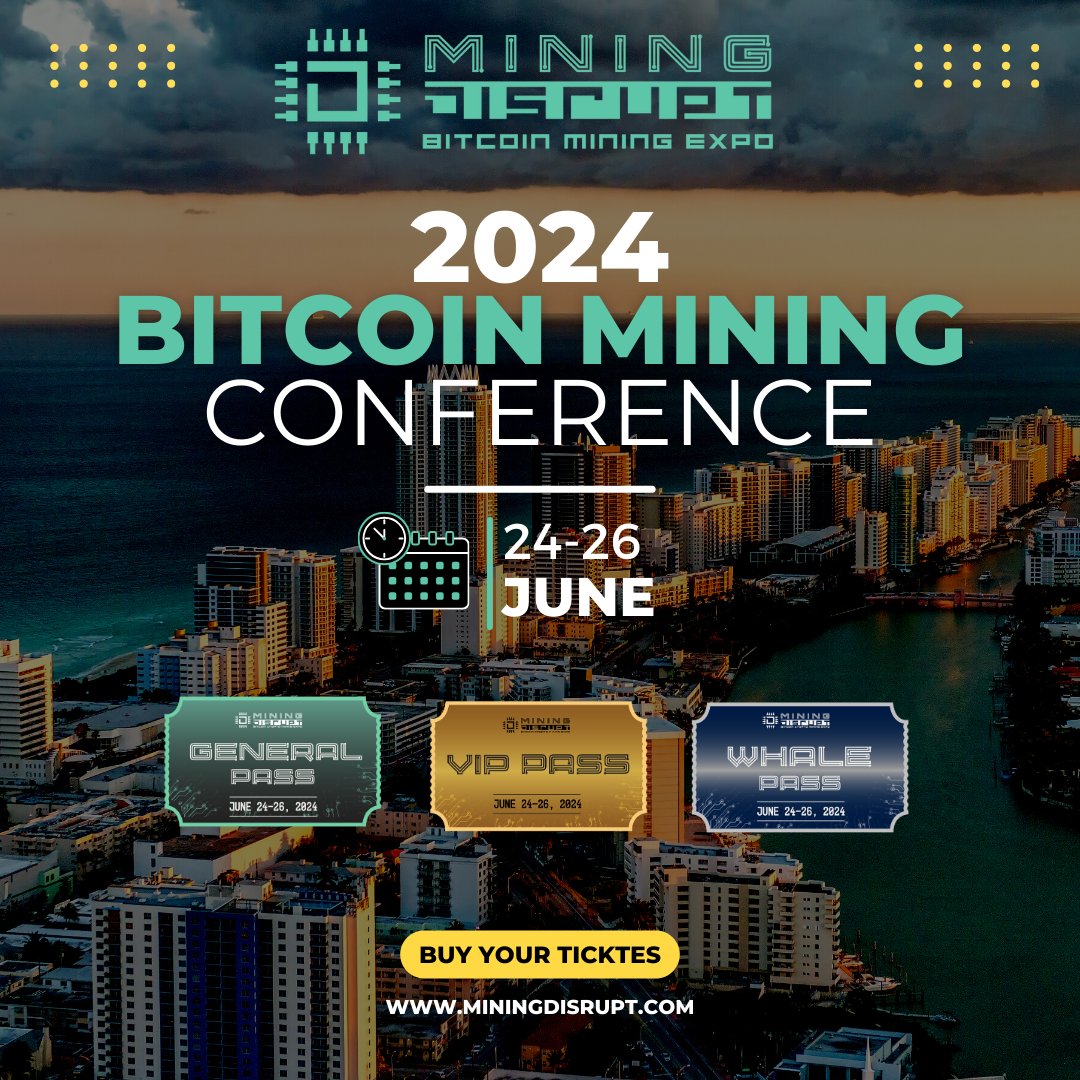 Mining Disrupt® Conference July 21-23, 2026 tweet media