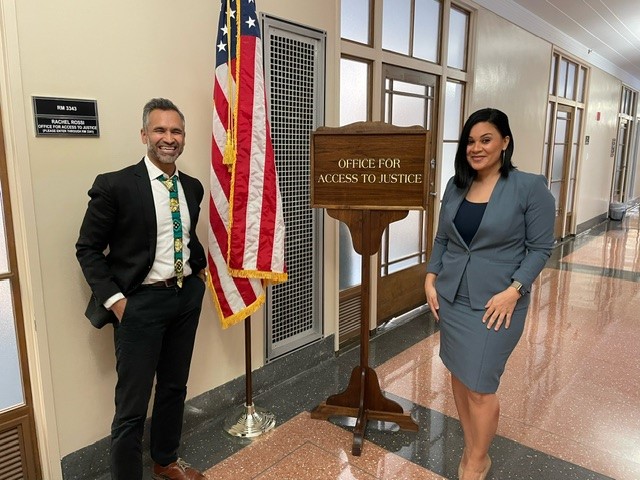 Today, Director Rossi met with Founder and CEO of Namati, Vivek Maru, to understand more about the Grassroots Justice Network and its work to support community-based organizations in their advancement of justice reform and legal empowerment. #AccesstoJustice #SDG16